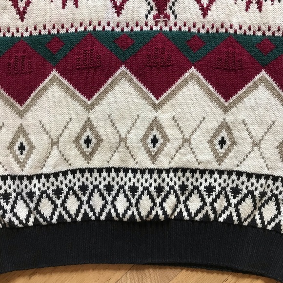 Vintage 80s Peconic Bay Traders Mens Heavy Cotton Sweater Size XL USA Made - Picture 5 of 9